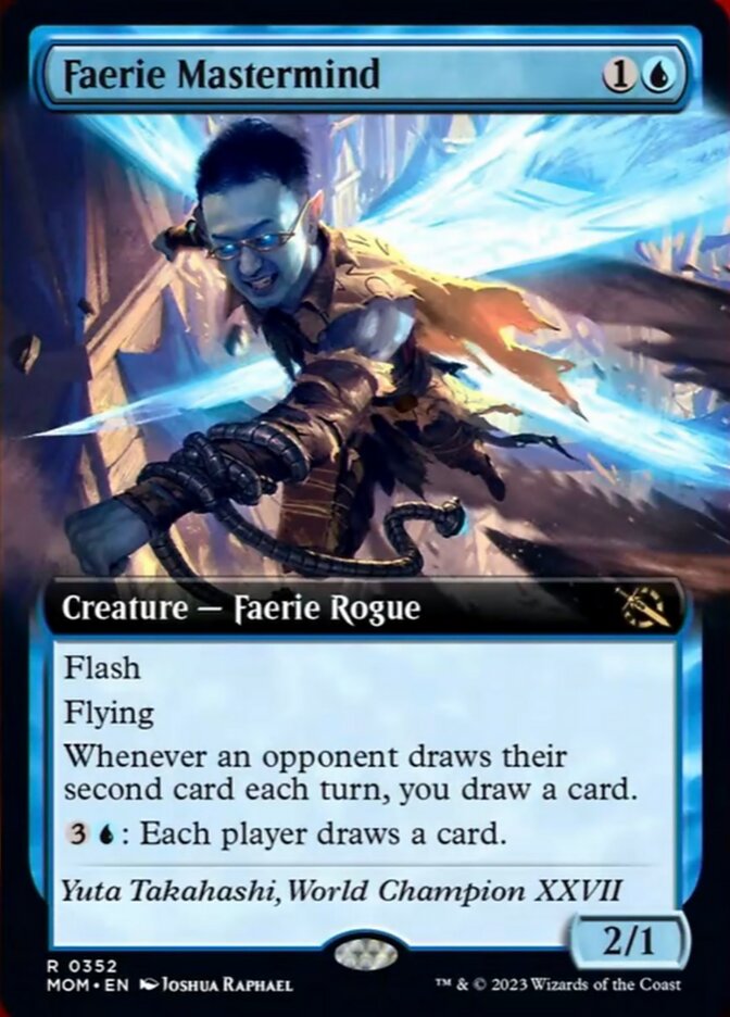 Faerie Mastermind (Extended Art) [March of the Machine] | Clutch Gaming