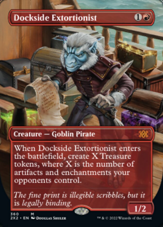 Dockside Extortionist (Borderless Alternate Art) [Double Masters 2022] | Clutch Gaming