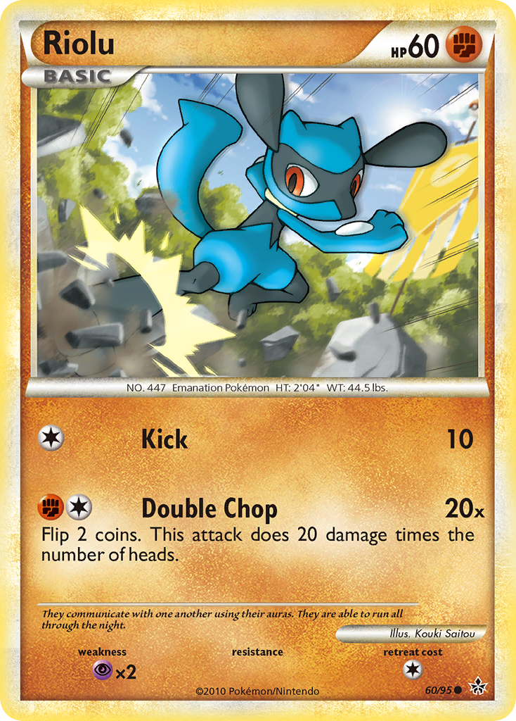 Riolu (60/95) [HeartGold & SoulSilver: Unleashed] | Clutch Gaming