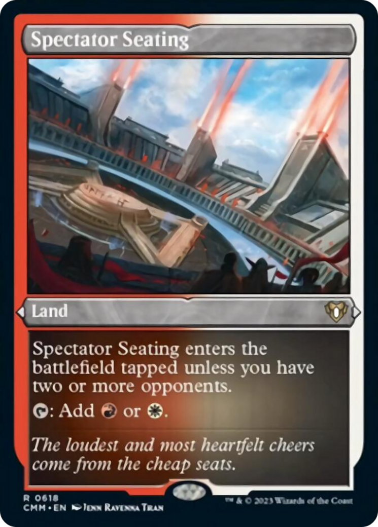 Spectator Seating (Foil Etched) [Commander Masters] | Clutch Gaming