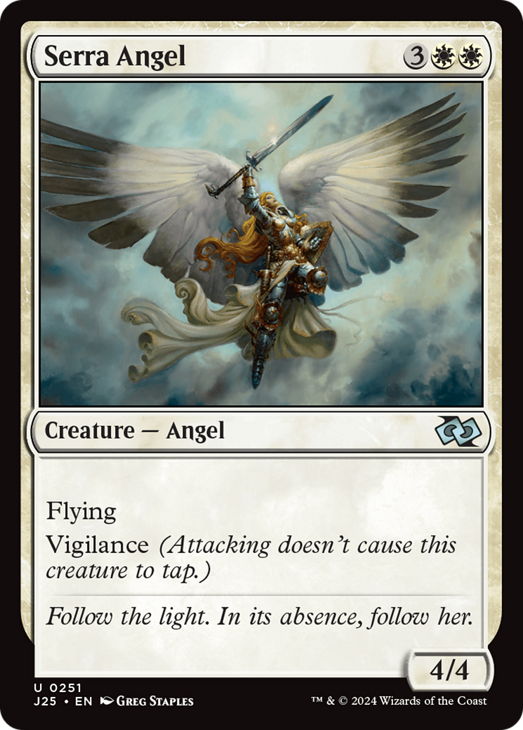 Serra Angel [Foundations Jumpstart] | Clutch Gaming