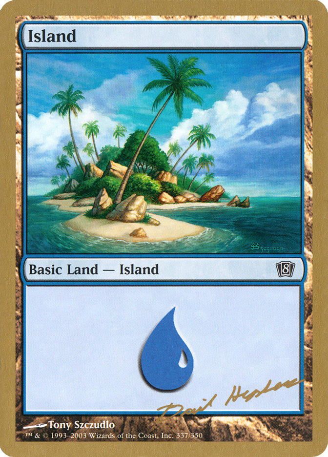 Island (dh337) (Dave Humpherys) [World Championship Decks 2003] | Clutch Gaming