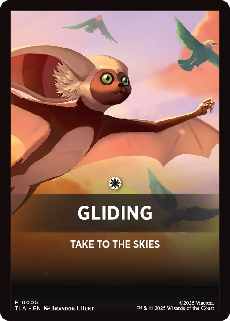 Gliding Theme Card [Avatar: The Last Airbender Tokens] | Clutch Gaming