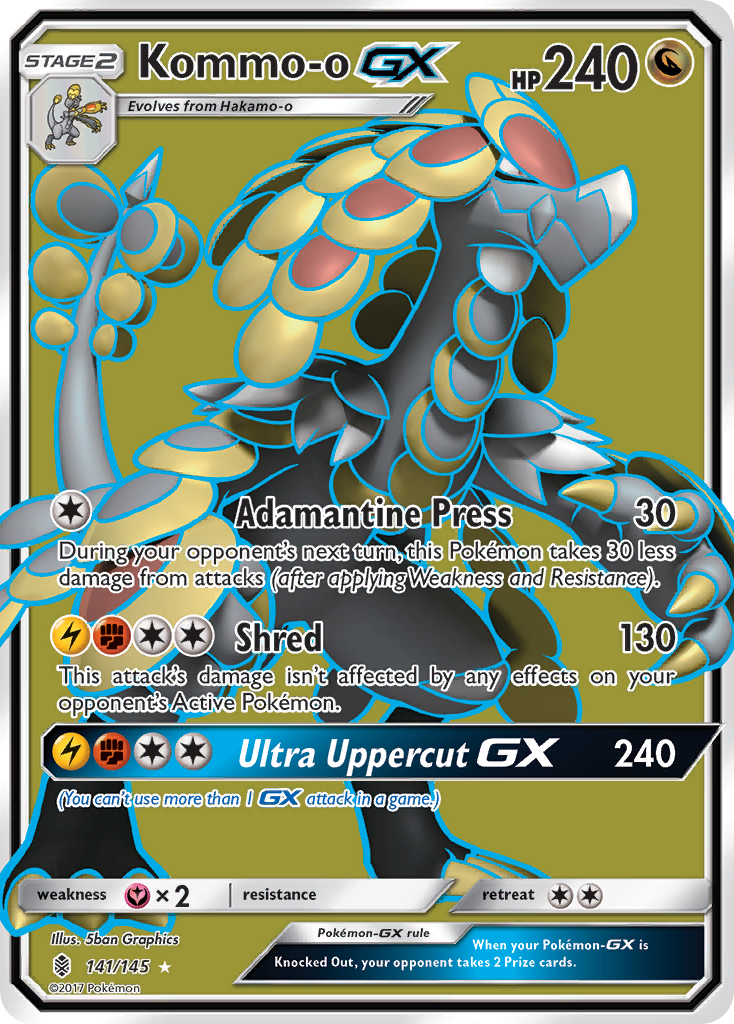 Kommo-o GX (141/145) [Sun & Moon: Guardians Rising] | Clutch Gaming