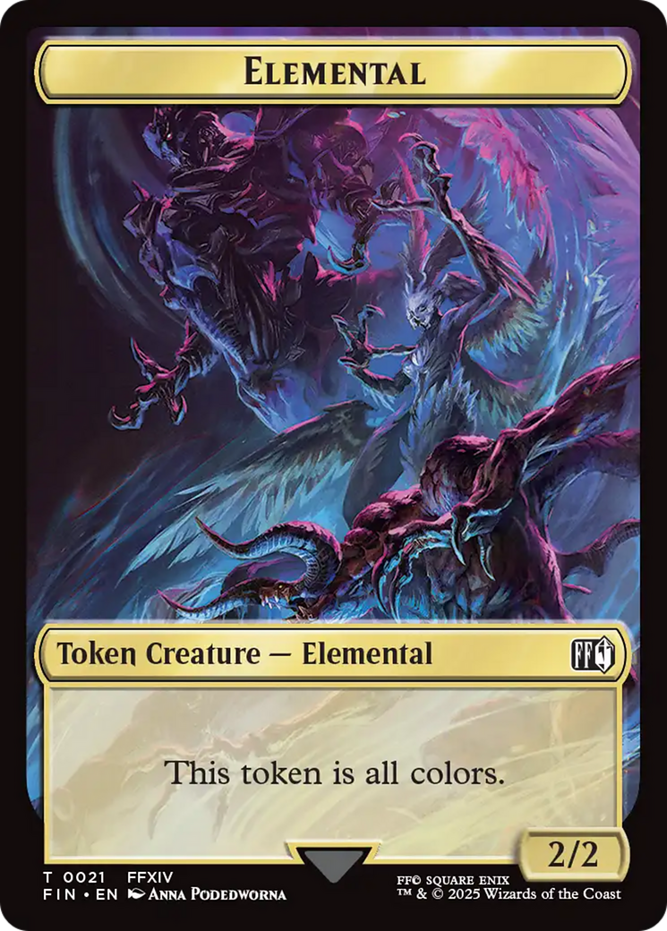 Hero (0009) // Elemental Double-Sided Token [FINAL FANTASY Tokens] | Clutch Gaming