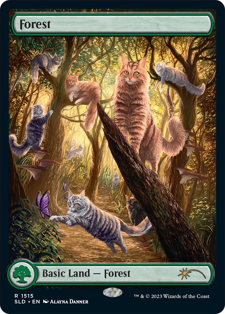 Forest (1515) [Secret Lair Commander Deck: Raining Cats and Dogs] | Clutch Gaming