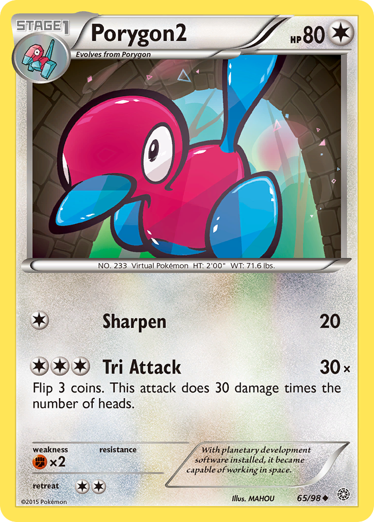 Porygon2 (65/98) [XY: Ancient Origins] | Clutch Gaming