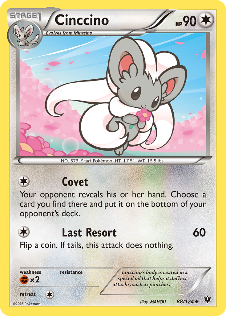 Cinccino (88/124) [XY: Fates Collide] | Clutch Gaming