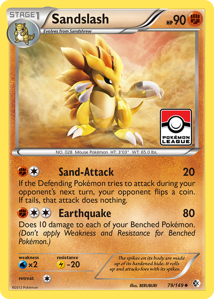 Sandslash (79/149) [Black & White: Boundaries Crossed] | Clutch Gaming