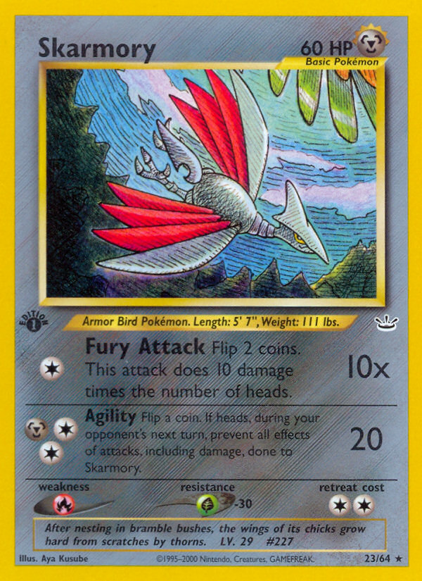 Skarmory (23/64) [Neo Revelation 1st Edition] | Clutch Gaming