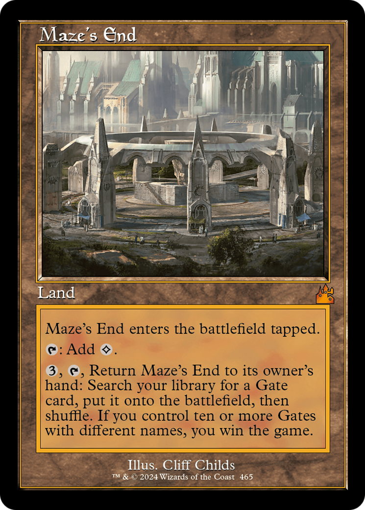 Maze's End (Retro Frame) [Ravnica Remastered] | Clutch Gaming