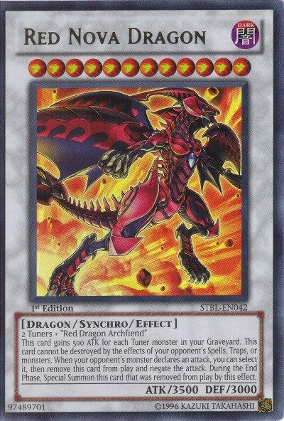 Red Nova Dragon [STBL-EN042] Ultra Rare | Clutch Gaming