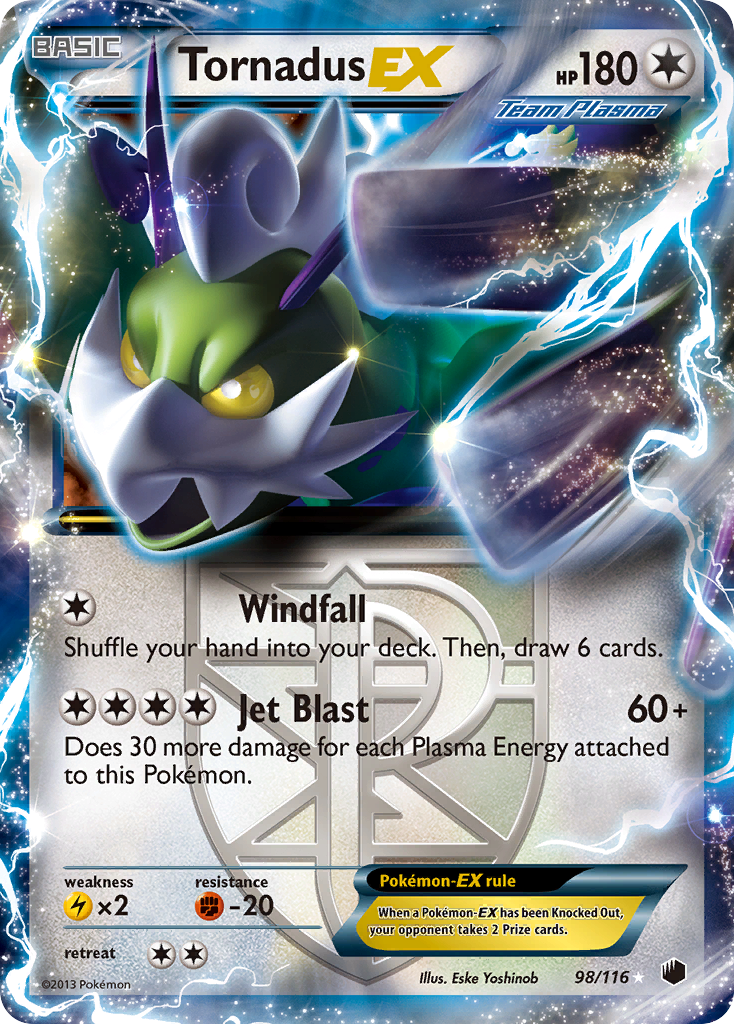 Tornadus EX (98/116) [Black & White: Plasma Freeze] | Clutch Gaming