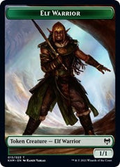 Elf Warrior // Koma's Coil Double-Sided Token [Kaldheim Tokens] | Clutch Gaming