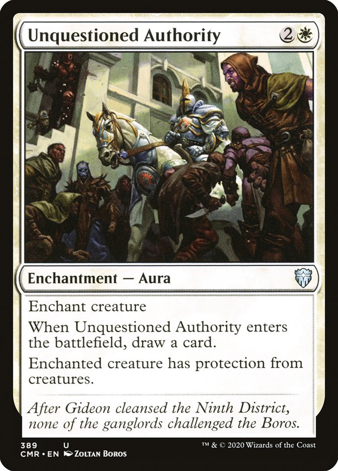 Unquestioned Authority [Commander Legends] | Clutch Gaming