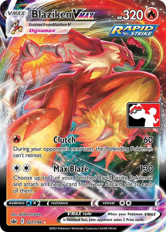 Blaziken VMAX (021/198) [Prize Pack Series One] | Clutch Gaming