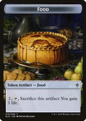 Goat // Food (15) Double-Sided Token [Throne of Eldraine Tokens] | Clutch Gaming