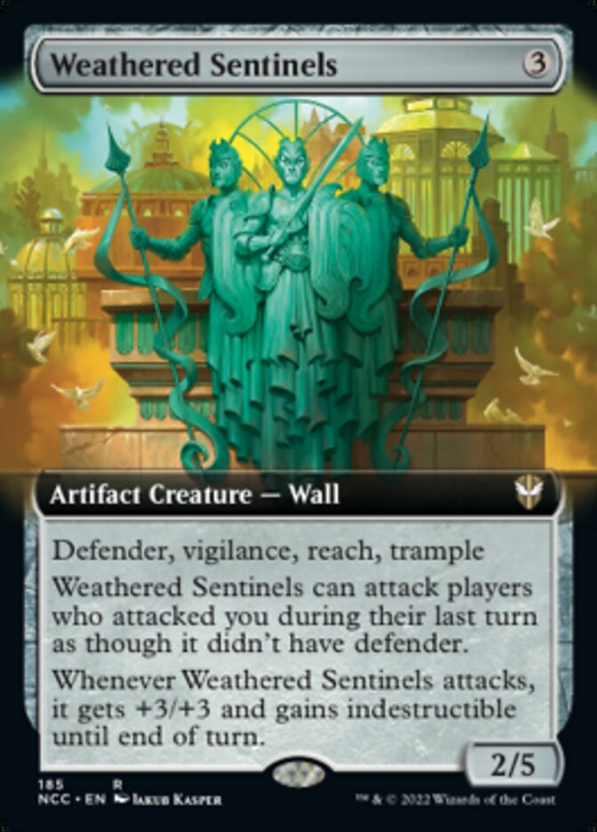 Weathered Sentinels (Extended Art) [Streets of New Capenna Commander] | Clutch Gaming