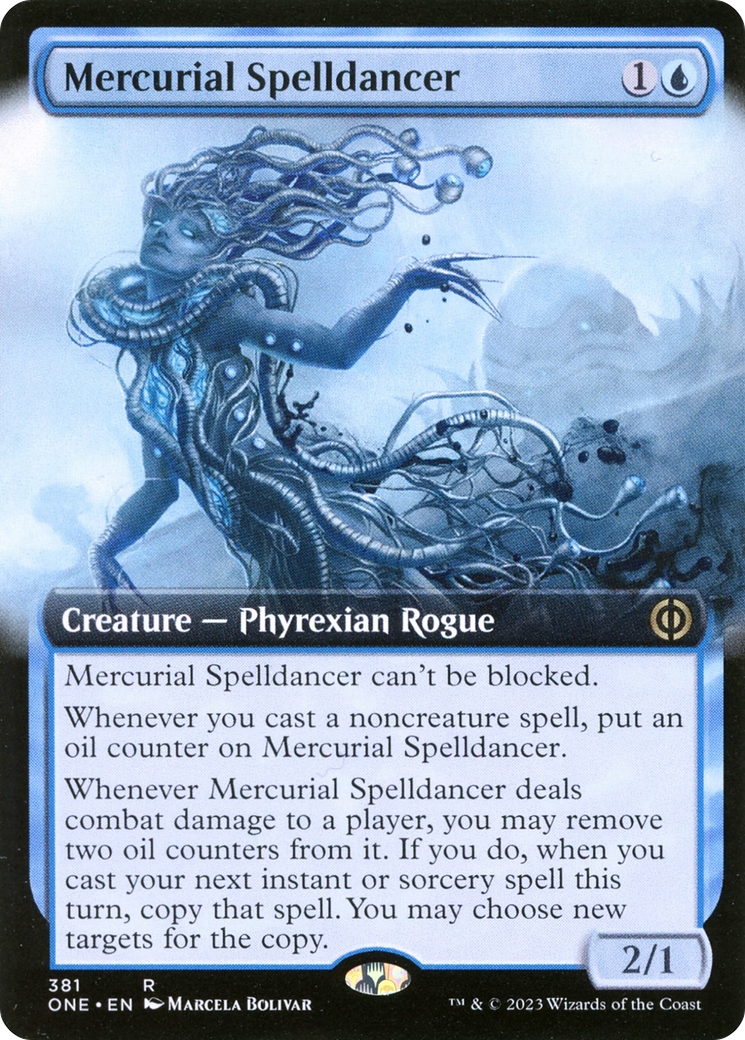 Mercurial Spelldancer (Extended Art) [Phyrexia: All Will Be One] | Clutch Gaming