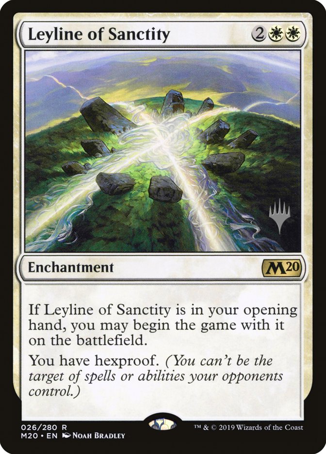 Leyline of Sanctity (Promo Pack) [Core Set 2020 Promos] | Clutch Gaming