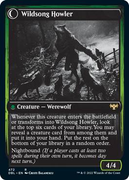 Howlpack Piper // Wildsong Howler [Innistrad: Double Feature] | Clutch Gaming