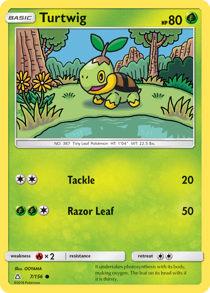 Turtwig (7/156) [Sun & Moon: Ultra Prism] | Clutch Gaming