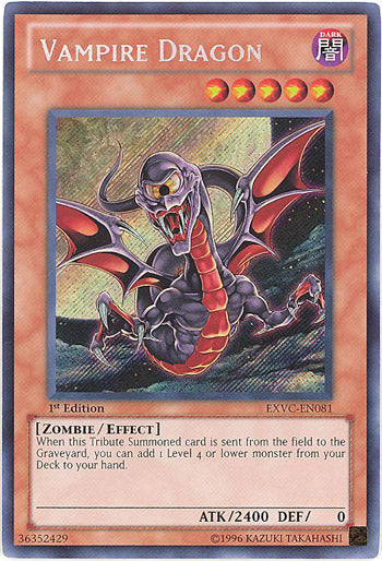 Vampire Dragon [EXVC-EN081] Secret Rare | Clutch Gaming