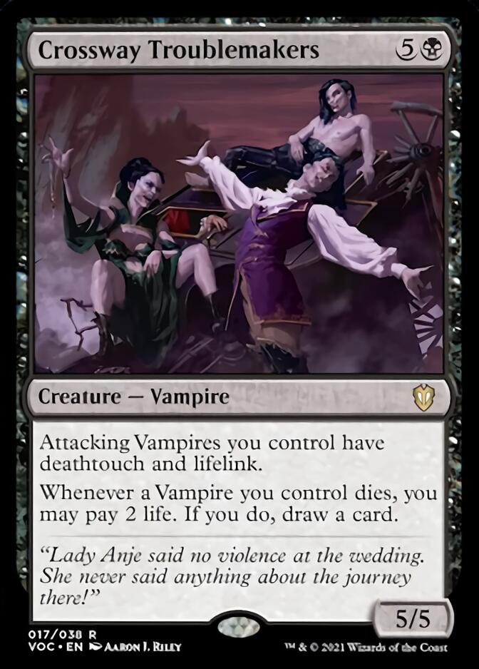 Crossway Troublemakers [Innistrad: Crimson Vow Commander] | Clutch Gaming