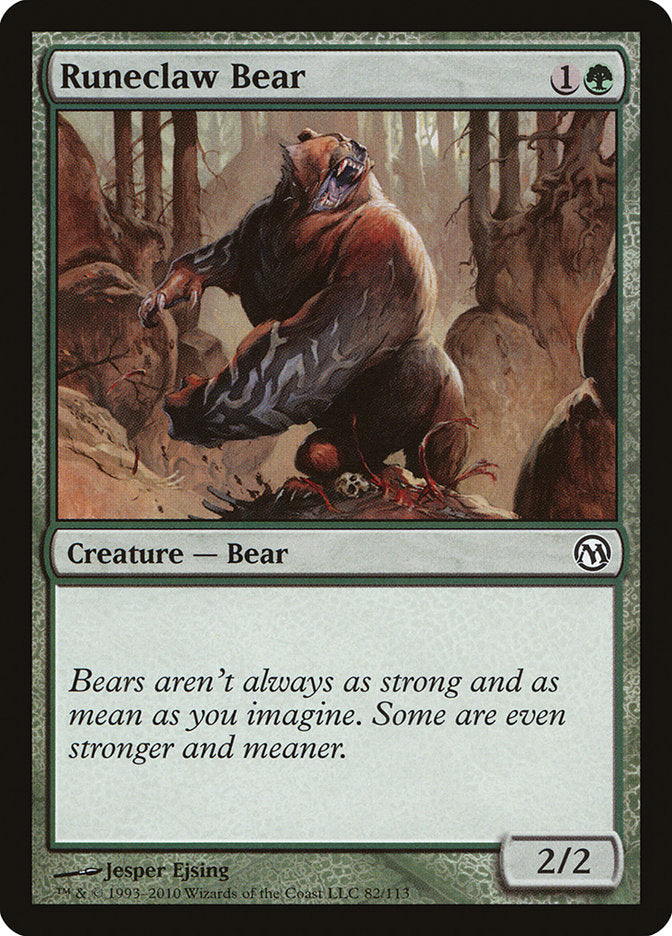 Runeclaw Bear [Duels of the Planeswalkers] | Clutch Gaming