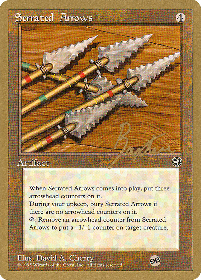 Serrated Arrows (George Baxter) (SB) [Pro Tour Collector Set] | Clutch Gaming