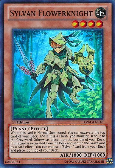 Sylvan Flowerknight [LVAL-EN018] Super Rare | Clutch Gaming