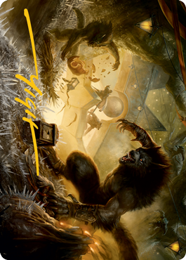 Storm the Festival Art Card (Gold-Stamped Signature) [Innistrad: Midnight Hunt Art Series] | Clutch Gaming