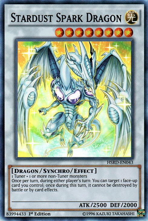 Stardust Spark Dragon [HSRD-EN043] Super Rare | Clutch Gaming