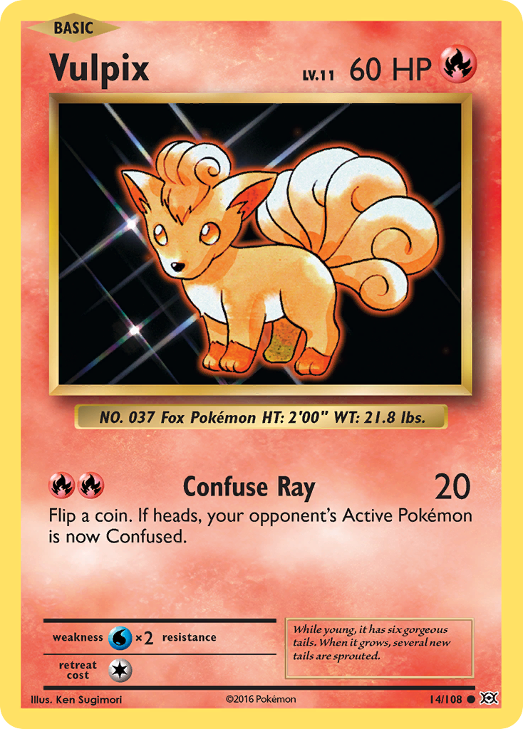 Vulpix (14/108) [XY: Evolutions] | Clutch Gaming