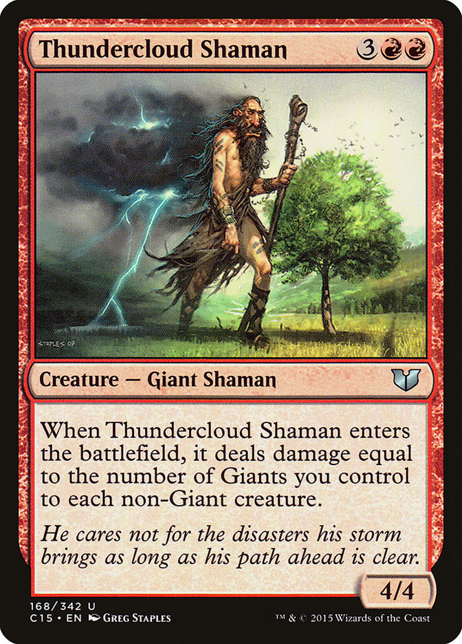 Thundercloud Shaman [Commander 2015] | Clutch Gaming