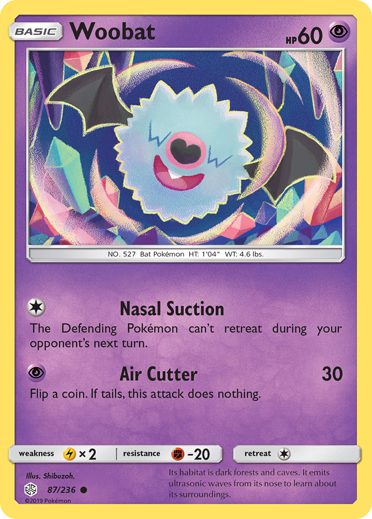 Woobat (87/236) [Sun & Moon: Cosmic Eclipse] | Clutch Gaming