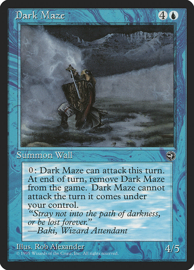 Dark Maze (Baki Flavor Text) [Homelands] | Clutch Gaming