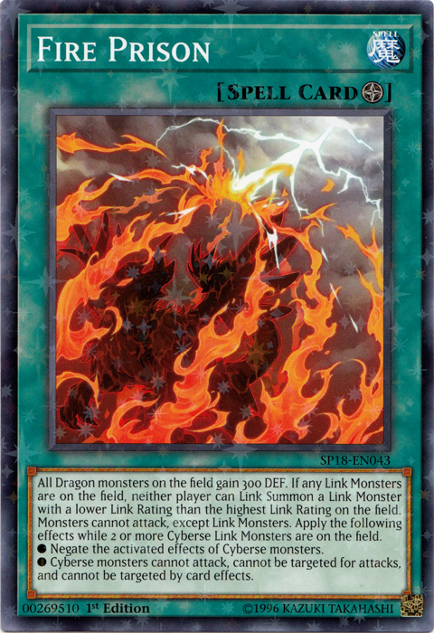 Fire Prison [SP18-EN043] Starfoil Rare | Clutch Gaming