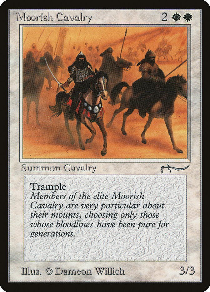 Moorish Cavalry (Light Mana Cost) [Arabian Nights] | Clutch Gaming