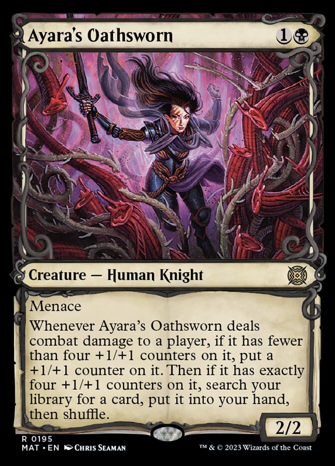 Ayara's Oathsworn (Showcase Halo Foil) [March of the Machine: The Aftermath] | Clutch Gaming