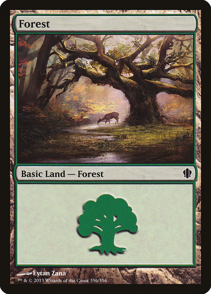 Forest (356) [Commander 2013] | Clutch Gaming