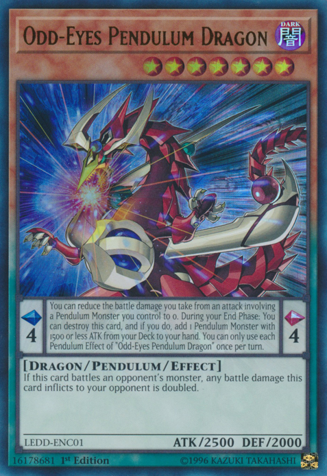 Odd-Eyes Pendulum Dragon [LEDD-ENC01] Ultra Rare | Clutch Gaming