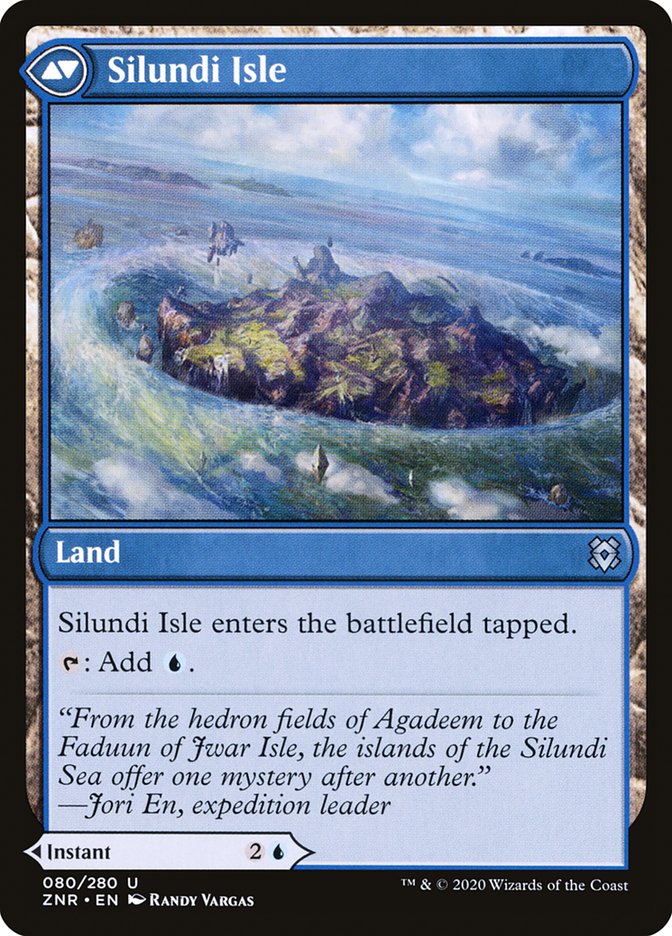 Silundi Vision // Silundi Isle [Zendikar Rising] | Clutch Gaming