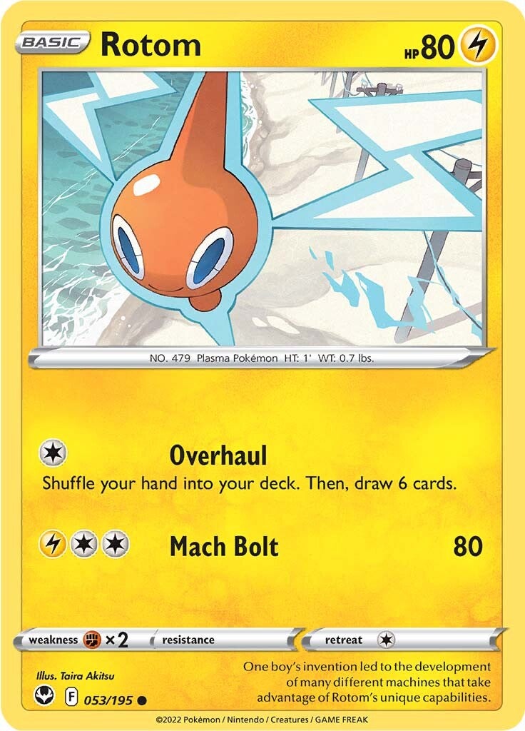 Rotom (053/195) [Sword & Shield: Silver Tempest] | Clutch Gaming