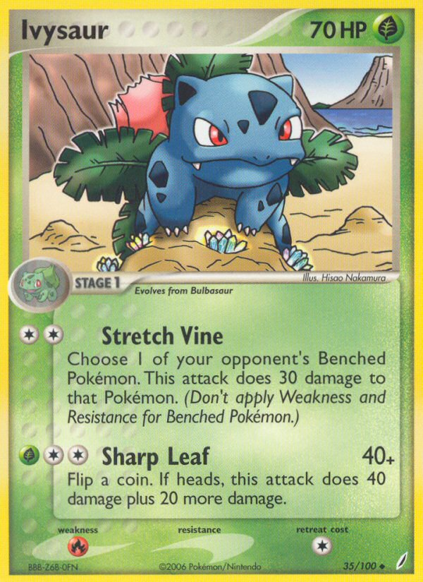 Ivysaur (35/100) [EX: Crystal Guardians] | Clutch Gaming