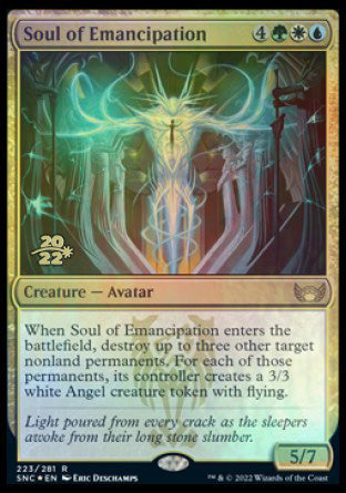 Soul of Emancipation [Streets of New Capenna Prerelease Promos] | Clutch Gaming