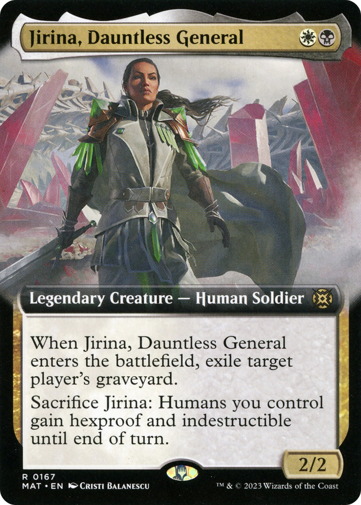 Jirina, Dauntless General (Extended Art) [March of the Machine: The Aftermath] | Clutch Gaming