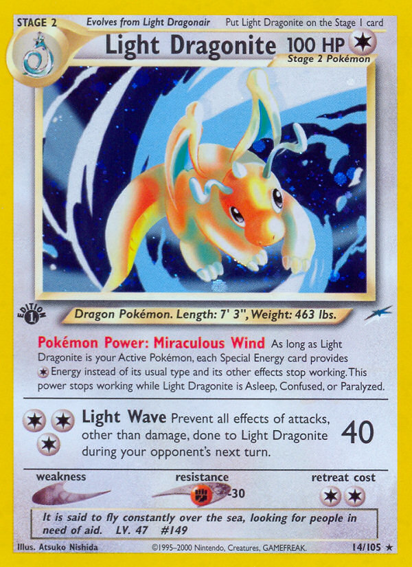 Light Dragonite (14/105) [Neo Destiny 1st Edition] | Clutch Gaming