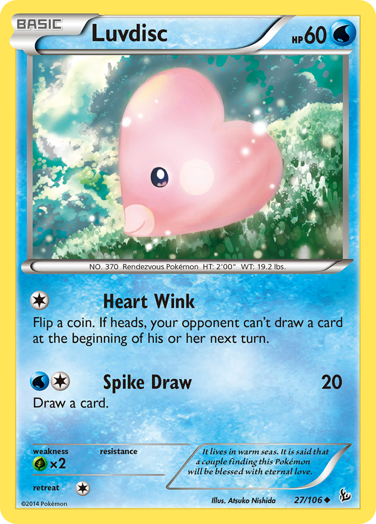 Luvdisc (27/106) [XY: Flashfire] | Clutch Gaming