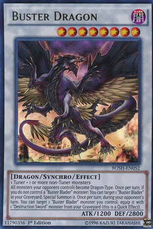 Buster Dragon [BOSH-EN052] Ultra Rare | Clutch Gaming